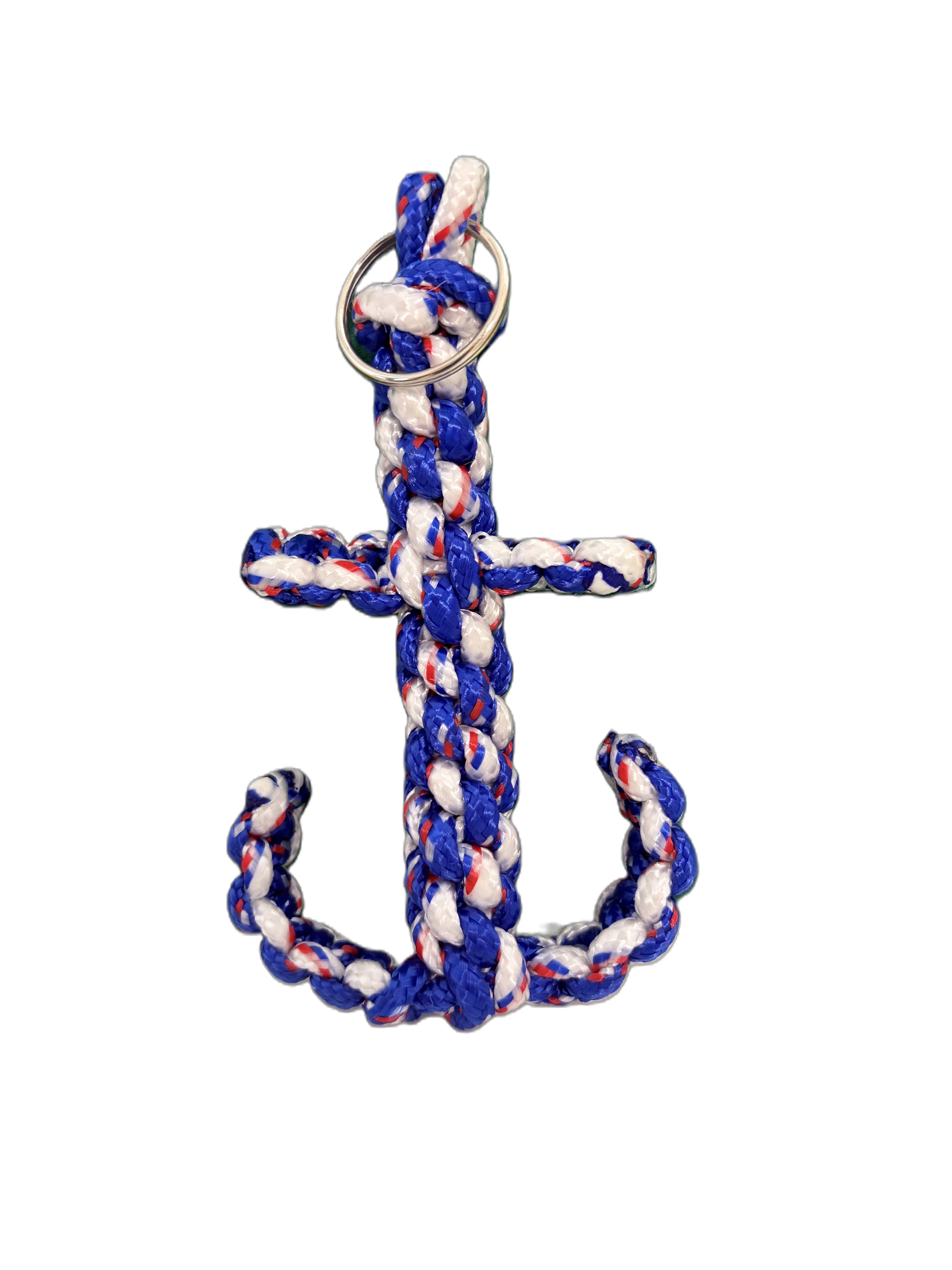 Ankerknoten groß blau/weiß